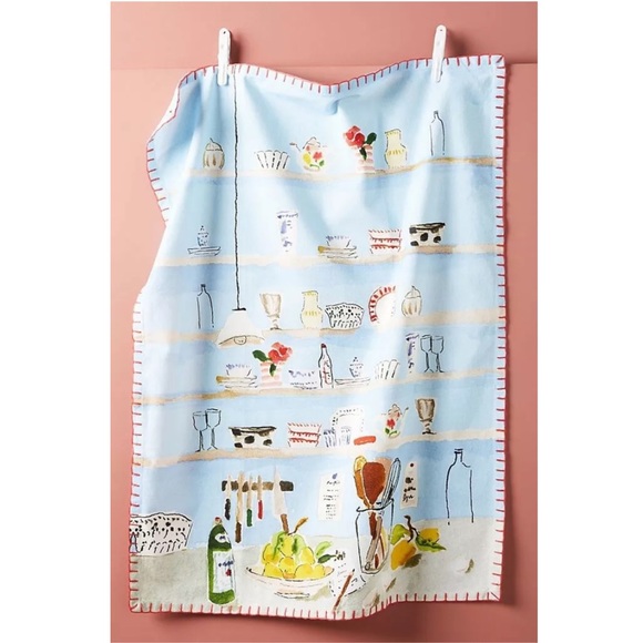 Anthropologie Other - Bella Foster Shelfie Dish Towel Anthropologie NWT